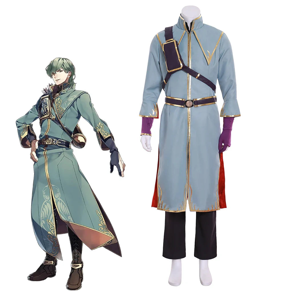 Halloweez Fire Emblem Innes Cosplay Sacred Stones Adult Men Battle Uniform Suit - Halloweez