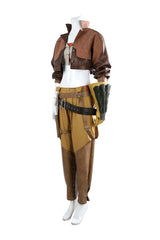 Halloweez Game Gemma Cosplay Costume - Women's Sexy Retro Crop Top & Pants Set for Halloween Parties - Halloweez