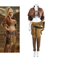 Halloweez Game Gemma Cosplay Costume - Women's Sexy Retro Crop Top & Pants Set for Halloween Parties - Halloweez