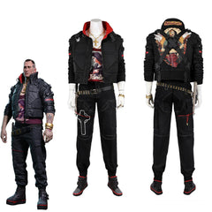 Halloweez Men's Mercenary Cosplay Costume - Punk Retro Battle Uniform Suit for Halloween Carnival - Halloweez