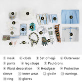 Halloweez Zelda Cosplay Elf Costume for Men - Fantasia Battle Uniform Suit for Halloween Party & Christmas Carnival - Halloweez