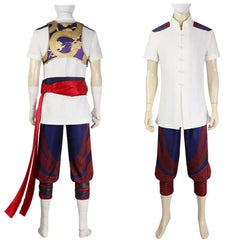 Halloweez Liu Kang Cosplay Battle Suit | Chinese Style Outfit for Mortal Kombat Fans - Halloweez