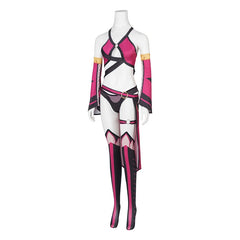 Stunning Mileena Cosplay Costume - Sexy Battle Suit Full Set for Women's Halloween - Halloweez