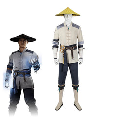 Halloweez Raiden Cosplay Costume for Men - Mortal Kombat 1 Adult Battle Uniform for Halloween & Carnival Parties - Halloweez