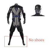 Halloweez Mortal Kombat Smoke Cosplay Costume for Men - Punk Battle Uniform Suit for Halloween Carnival Party Warrior - Halloweez