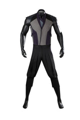 Halloweez Mortal Kombat Smoke Cosplay Costume for Men - Punk Battle Uniform Suit for Halloween Carnival Party Warrior - Halloweez