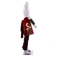 Halloweez Liu Kang Deluxe Cosplay Costume for Men's Halloween Party with Headband - Halloweez