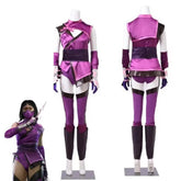 Stunning Halloweez Mileena Cosplay Costume - Sexy Purple Full Set for Women's Halloween & Carnival - Halloweez