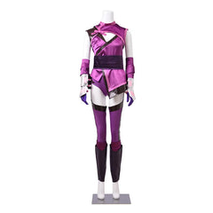 Stunning Halloweez Mileena Cosplay Costume - Sexy Purple Full Set for Women's Halloween & Carnival - Halloweez