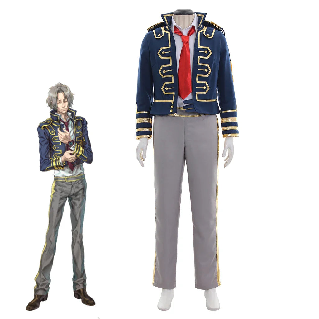 Halloweez Game Nils Cosplay Costume Set for Men - Jacket Shirt Pants Full Set for Halloween Carnival - Halloweez