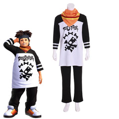 Halloweez Game Pence Cosplay Costume Set for Men - Top, Pants, Neckwear - Perfect for Halloween, Carnival, Comic Con - Halloweez