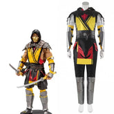 Halloweez Scorpion Cosplay Costume | Men's Mortal Kombat Roleplay Outfit for Special Events - Halloweez