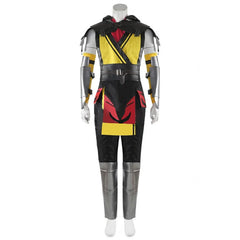 Halloweez Scorpion Cosplay Costume | Men's Mortal Kombat Roleplay Outfit for Special Events - Halloweez