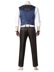 Halloweez Valorant Chamber Cosplay Costume for Women - Striking Sexy Top & Skirts for Halloween Carnival - Halloweez