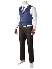 Halloweez Valorant Chamber Cosplay Costume for Women - Striking Sexy Top & Skirts for Halloween Carnival - Halloweez