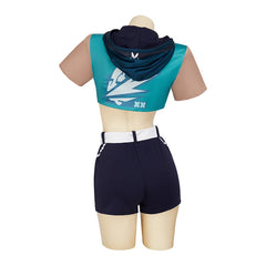 Halloweez Jett Cosplay Costume - Sexy Top and Pants Set for Women | Ideal Halloween Party Outfit - Halloweez