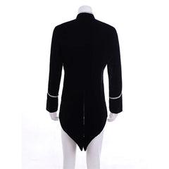 Men's Halloweez Gothic Victorian Tailcoat Jacket - Steampunk, Pirate, Viking, Renaissance Formal Tuxedo Coat - Halloweez