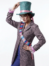 Mad Hatter Cosplay Costume Alice in Wonderland Movie Role Play Outfit - Halloweez