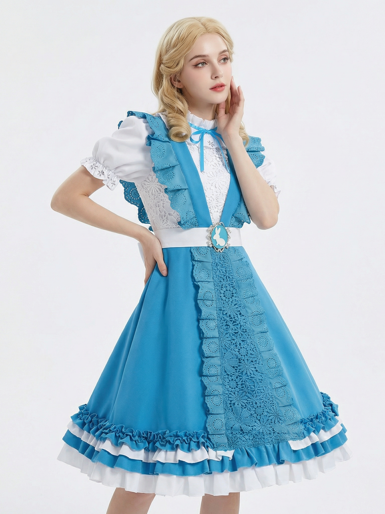 Identity V Journalist Alice in Dreamland Deduction Star Cosplay Costume - Halloweez