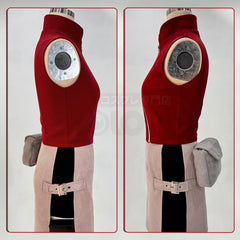 Halloweez Anime Haruno Sakura Cosplay Costume Set - Top, Skirt, Shorts, Pouch - Perfect for Halloween, Thanksgiving, Christmas - Halloweez