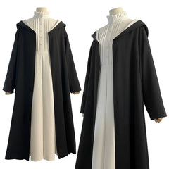 Halloweez Beyond Journey's End Anime Fern Cosplay Costume Wig Cloak Coat Dress - Perfect for Casual and Holiday Celebrations - Halloweez