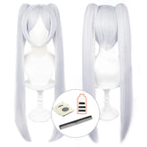 Halloweez Frieren Beyond Journey's End Anime Cosplay Wig - Rose Net Synthetic Fiber - Adjustable Size - Perfect for Halloween & Christmas - Halloweez