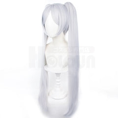 Halloweez Frieren Beyond Journey's End Anime Cosplay Wig - Rose Net Synthetic Fiber - Adjustable Size - Perfect for Halloween & Christmas - Halloweez