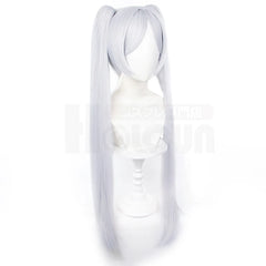 Halloweez Frieren Beyond Journey's End Anime Cosplay Wig - Rose Net Synthetic Fiber - Adjustable Size - Perfect for Halloween & Christmas - Halloweez