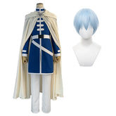 Halloweez Himmel Anime Cosplay Costume Set with Wig, Shawl, Cloak, Coat, Pants & Rose Net - Perfect Christmas Gift - Halloweez