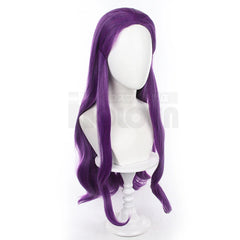 Halloweez Beyond Journey's End Anime Macht Cosplay Wig - Long Purple Rose Net Synthetic Fiber Adjustable Size - Halloweez