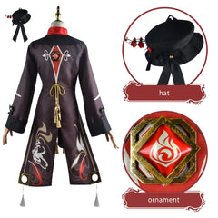 Halloweez Hu Tao Cosplay Wig for Genshin Impact Anime Fans - Halloweez