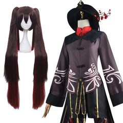 Halloweez Hu Tao Cosplay Wig for Genshin Impact Anime Fans - Halloweez