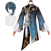 Halloweez Xingqiu Cosplay Wig - Genshin Impact Anime Style Wig for Halloween & Parties - Halloweez