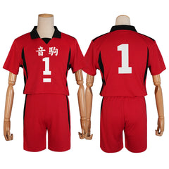 Halloweez Haiky Anime Cosplay Jerseys: Hinata Shouyou, Nishinoya Yuu, Kozumekenma, Kuroo Tetsuro & Kageyama - Halloweez