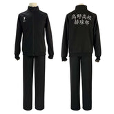 Halloweez Haiky Anime Karasuno High School Uniform Cosplay Costume with Embroidery - Halloweez