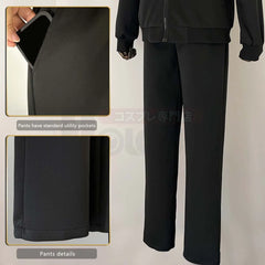 Halloweez Haiky Anime Karasuno High School Uniform Cosplay Costume with Embroidery - Halloweez