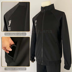 Halloweez Haiky Anime Karasuno High School Uniform Cosplay Costume with Embroidery - Halloweez