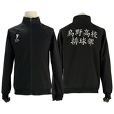 Halloweez Exclusive Haiky Anime Nekoma KARASUNO Inarizaki Aobajohsai FUKURODANI Shiratorizawa Cosplay Costume with Embroidery Tracksuit Jacket - Halloweez