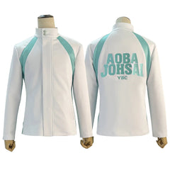 Halloweez Exclusive Haiky Anime Nekoma KARASUNO Inarizaki Aobajohsai FUKURODANI Shiratorizawa Cosplay Costume with Embroidery Tracksuit Jacket - Halloweez