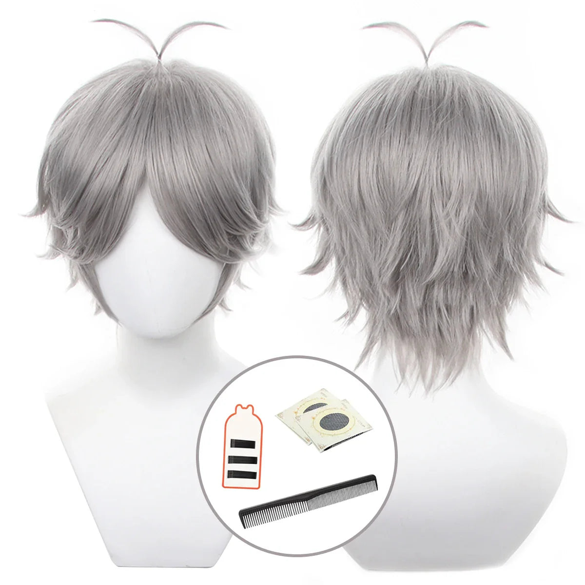 Halloweez Anime Sugawara Koushi Cosplay Wig - High School NO.2 Rose Net Synthetic Fiber Adjustable Size - Halloweez