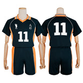 Halloweez Anime Tsukishima Kei Cosplay Costume - High School Volleyball Uniform Set - Halloweez