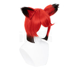 Halloweez Anime Alastor Cosplay Wig - Synthetic Fiber Adjustable Size - Perfect for Halloween & Christmas - Halloweez