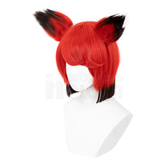 Halloweez Anime Alastor Cosplay Wig - Synthetic Fiber Adjustable Size - Perfect for Halloween & Christmas - Halloweez
