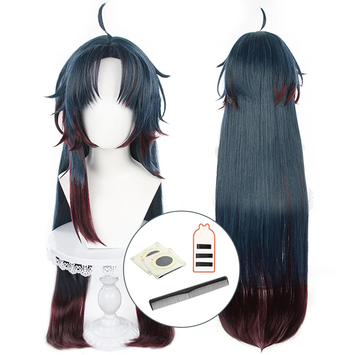 Halloweez Blade Cosplay Wig - Heat Resistant Synthetic Fiber with Adjustable Cap - Halloweez