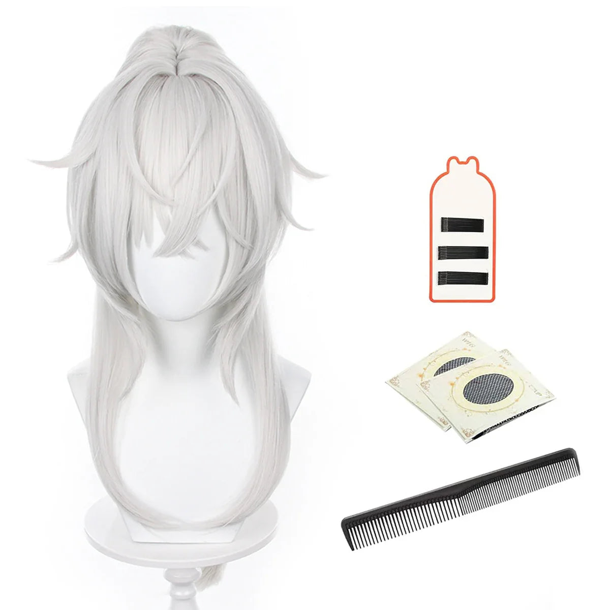 Halloweez Jing Yuan Cosplay Wig - Rose Net Style with Heat Resistant Synthetic Fiber for Halloween - Halloweez