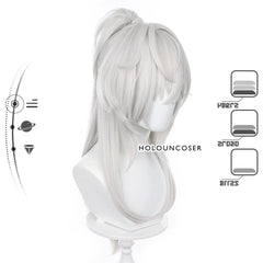 Halloweez Jing Yuan Cosplay Wig - Rose Net Style with Heat Resistant Synthetic Fiber for Halloween - Halloweez