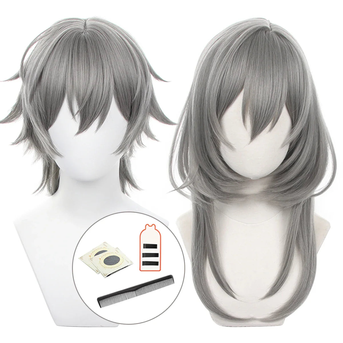 Halloweez Star Rail Trailblazer Cosplay Wig - Heat Resistant Synthetic Fiber for Men & Women - Halloweez