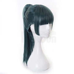 Halloweez Maki Zenin Cosplay Wig - High-Quality Synthetic Fiber for Anime Fans - Halloweez