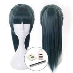 Halloweez Maki Zenin Cosplay Wig - High-Quality Synthetic Fiber for Anime Fans - Halloweez