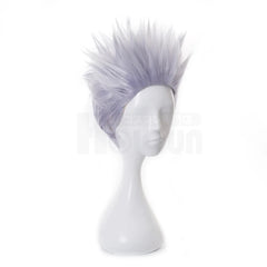 Halloweez Satoru Gojo Cosplay Wig - High-Quality Synthetic Fiber Wig for Jujutsu Kaisen Fans - Halloweez